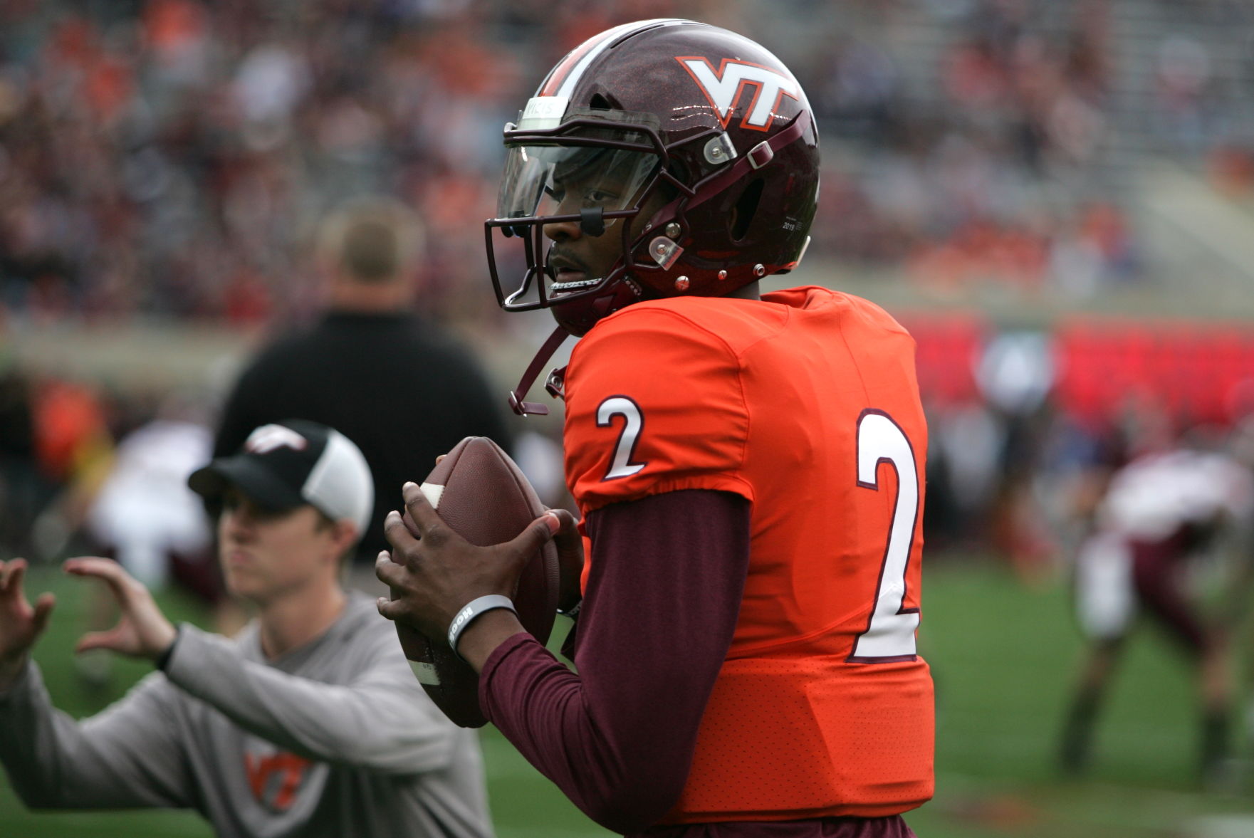 Virginia Tech quarterback Hendon Hooker